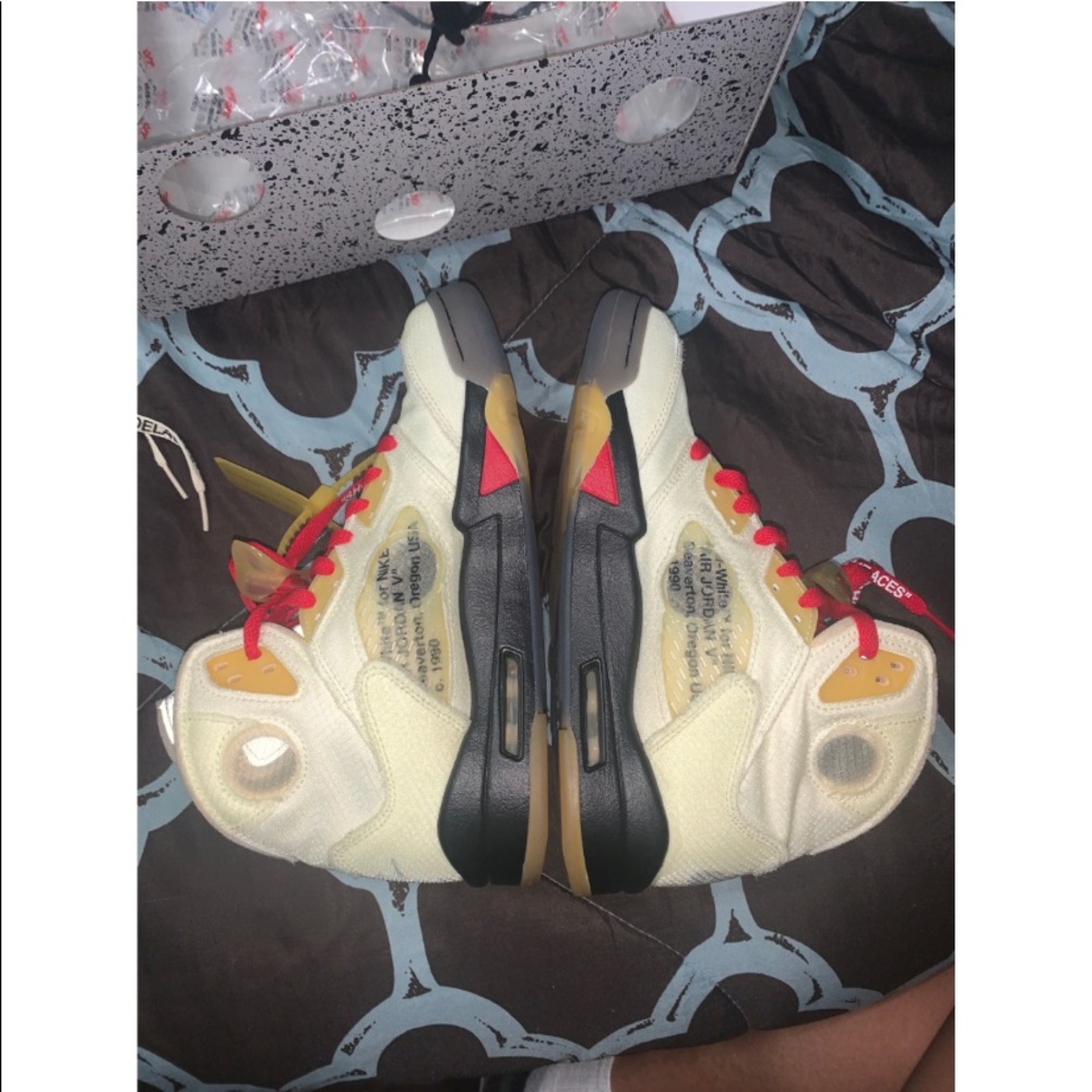 Jordan 5s Retro OFF WHITE Sail